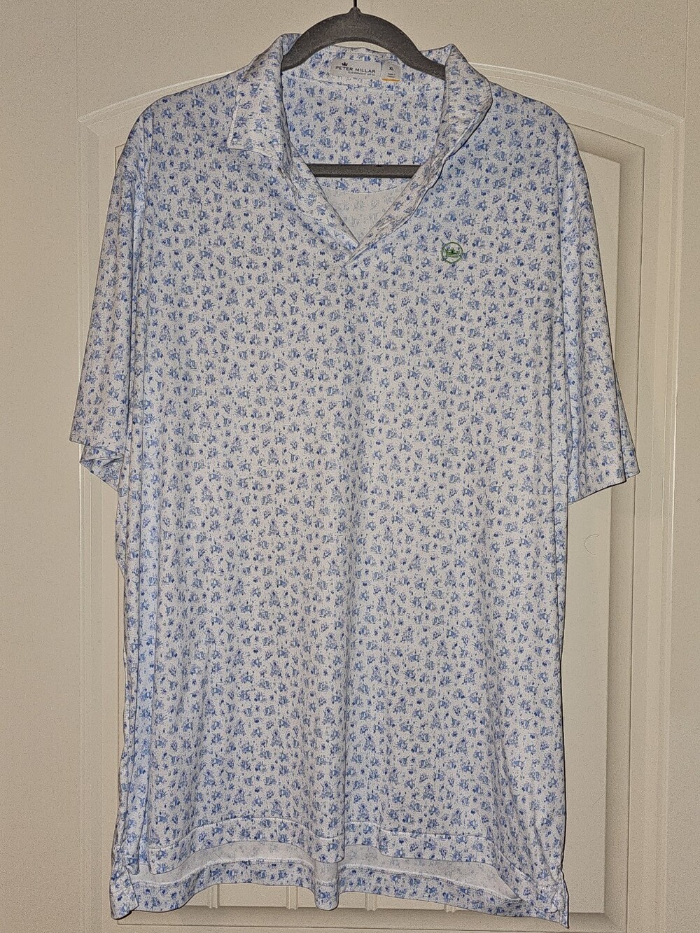 Peter Millar Blue Polo, Size XL